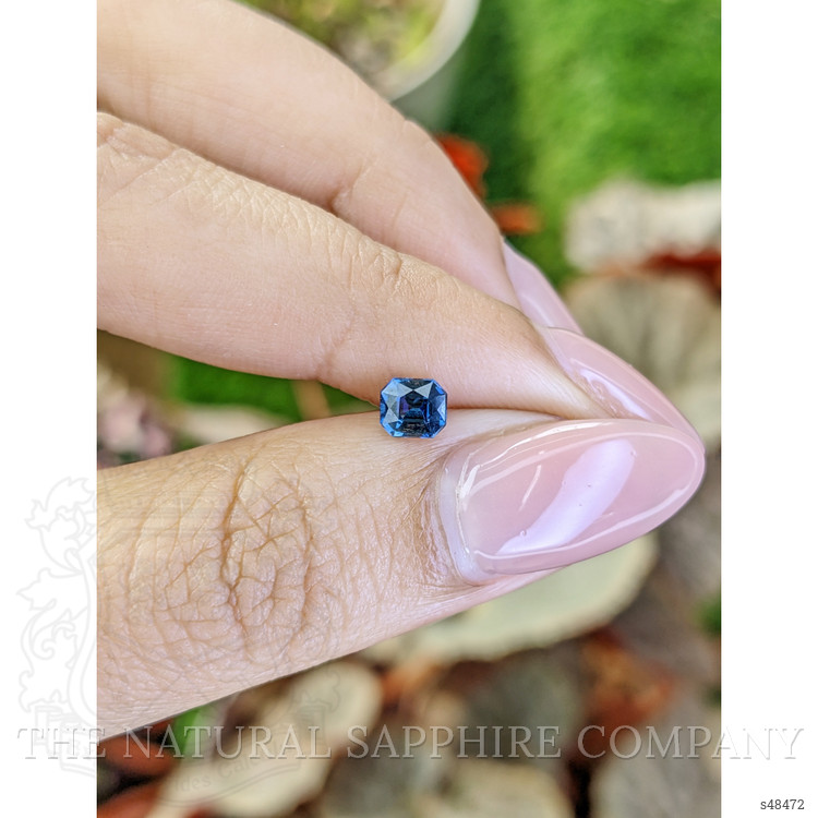 0.56 Ct. Greenish Blue Sapphire from Madagascar