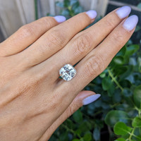 8.11 Ct. Peach Sapphire from Ceylon (Sri Lanka) Life Style