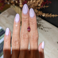 1.54 Ct. Padparadscha Sapphire from Ceylon (Sri Lanka) Life Style