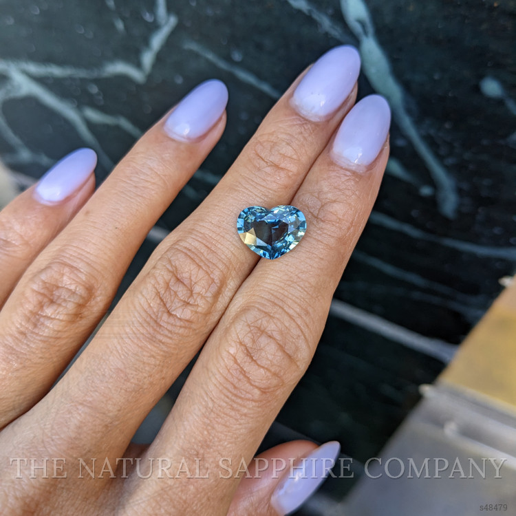 5.06 Ct. Bluish Green Sapphire from Madagascar