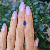 1.58 Ct. Blue Sapphire from Ceylon (Sri Lanka) Life Style