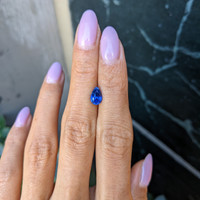 1.58 Ct. Blue Sapphire from Ceylon (Sri Lanka) Life Style