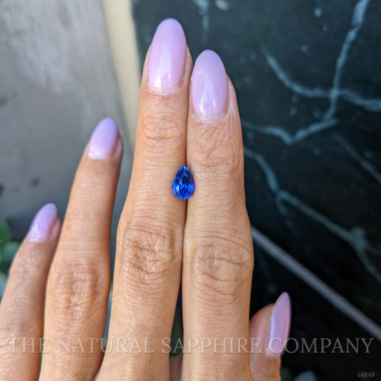 1.58 Ct. Blue Sapphire from Ceylon (Sri Lanka)