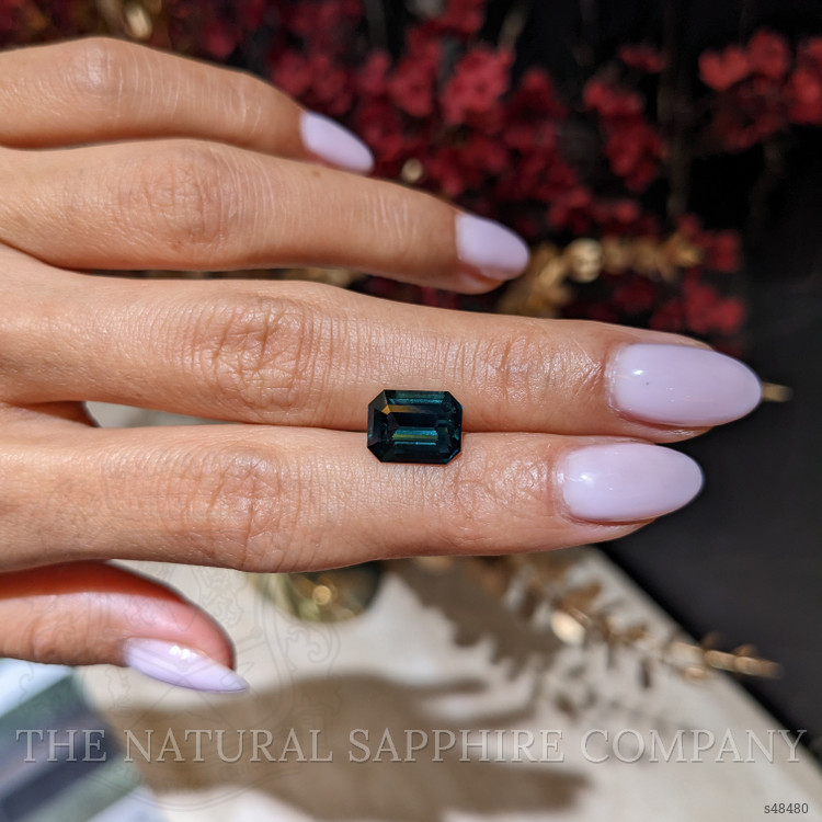 4.68 Ct. Bluish Green Sapphire from Madagascar
