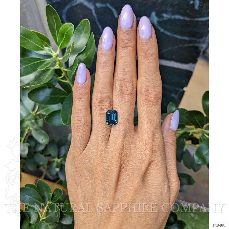 4.68 Ct. Bluish Green Sapphire from Madagascar