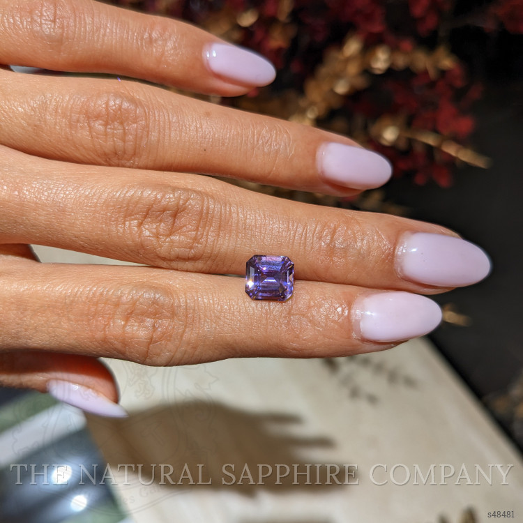 3.07 Ct. Purple Sapphire from Ceylon (Sri Lanka)