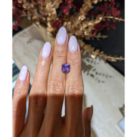 3.07 Ct. Purple Sapphire from Ceylon (Sri Lanka) Life Style