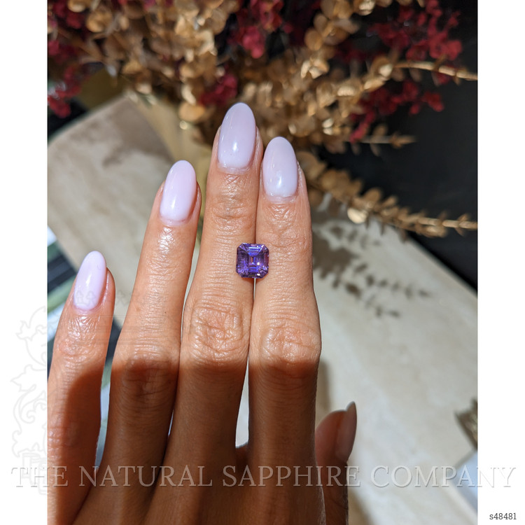 3.07 Ct. Purple Sapphire from Ceylon (Sri Lanka)