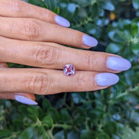 2.04 Ct. Purplish Pink Sapphire from Madagascar Life Style