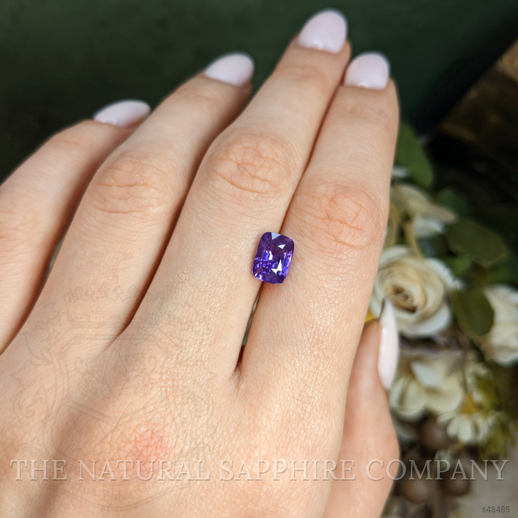 2.50 Ct. Purple Sapphire from Ceylon (Sri Lanka)