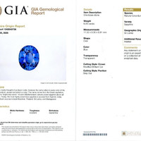 6.05 Ct. Blue Sapphire from Ceylon (Sri Lanka) Scan Report