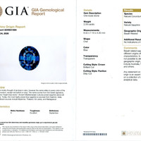2.09 Ct. Blue Sapphire Scan Report