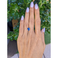2.09 Ct. Blue Sapphire Life Style
