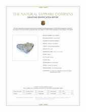 6.63 Ct. Blue Sapphire from Ceylon (Sri Lanka) Scan Report
