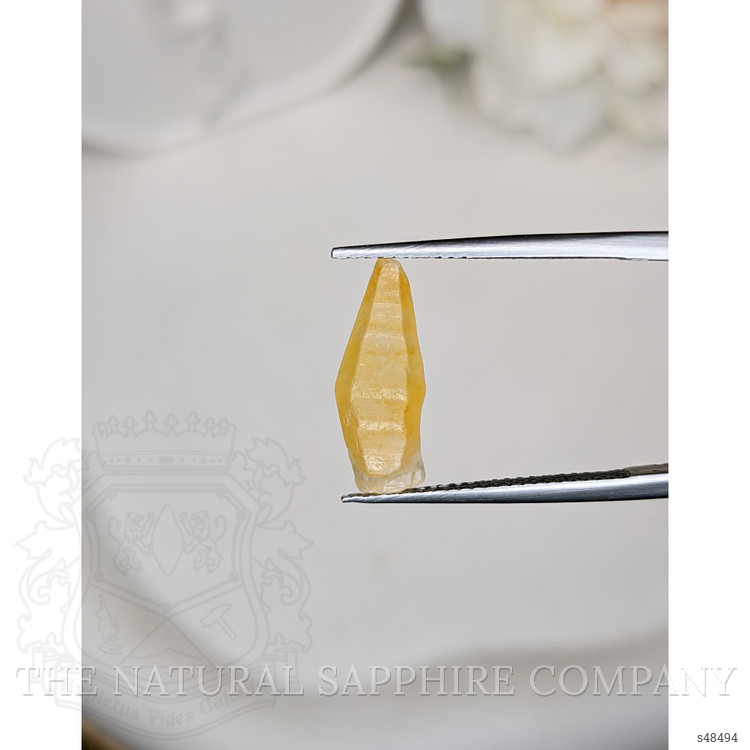 4.25 Ct. Yellow Sapphire from Ceylon (Sri Lanka)