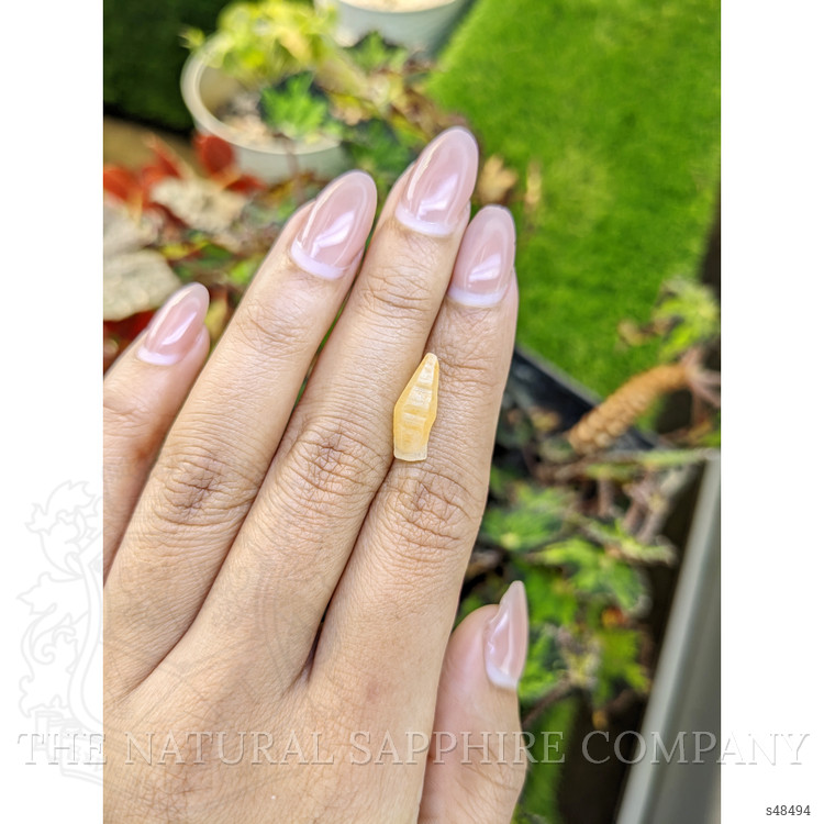 4.25 Ct. Yellow Sapphire from Ceylon (Sri Lanka)