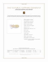7.26 Ct. Yellow Sapphire from Ceylon (Sri Lanka) Scan Report