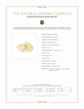 9.37 Ct. Yellow Sapphire from Ceylon (Sri Lanka) Scan Report