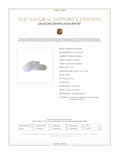 14.81 Ct. Blue Sapphire from Ceylon (Sri Lanka) Scan Report