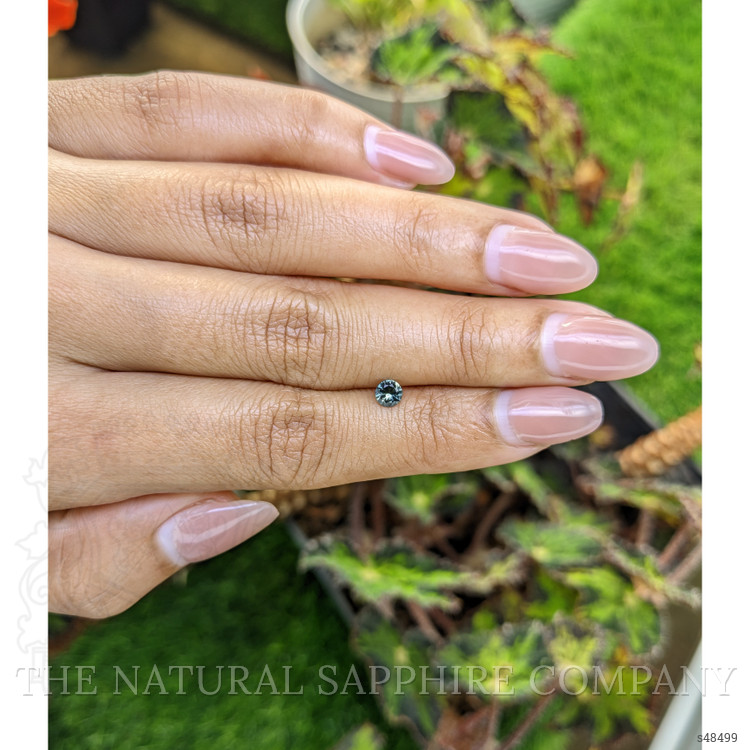 0.28 Ct. Yellowish Green Sapphire from Ceylon (Sri Lanka)