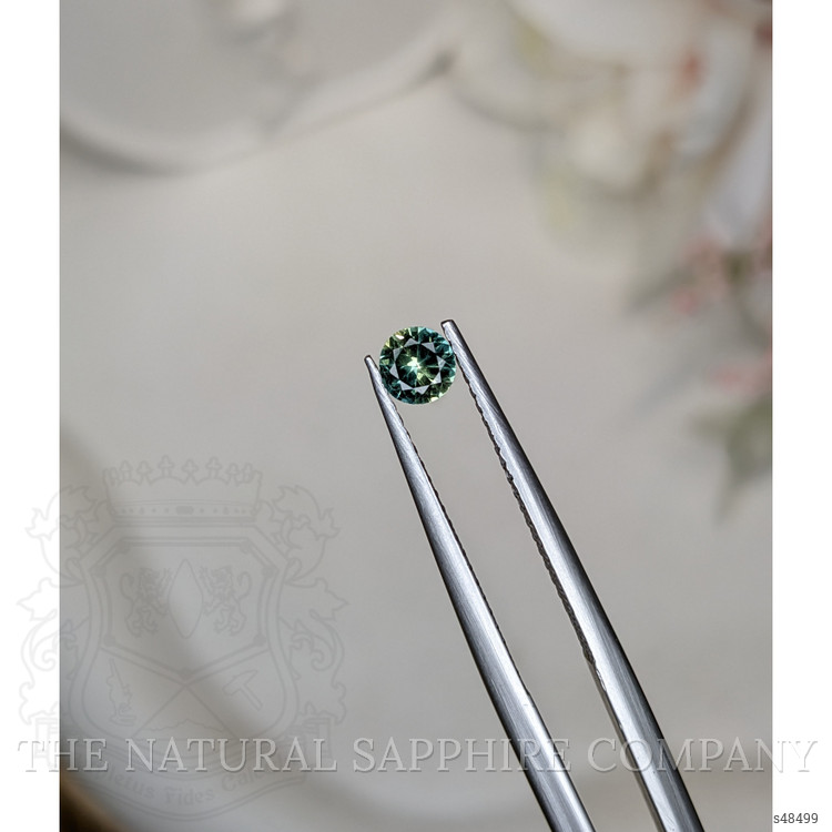 0.28 Ct. Yellowish Green Sapphire from Ceylon (Sri Lanka)