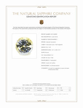 0.49 Ct. Bi Color / Parti Sapphire from Ceylon (Sri Lanka) Scan Report