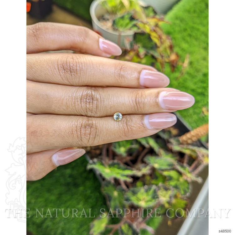 0.49 Ct. Bi Color / Parti Sapphire from Ceylon (Sri Lanka)