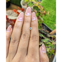 0.49 Ct. Bi Color / Parti Sapphire from Ceylon (Sri Lanka) Life Style