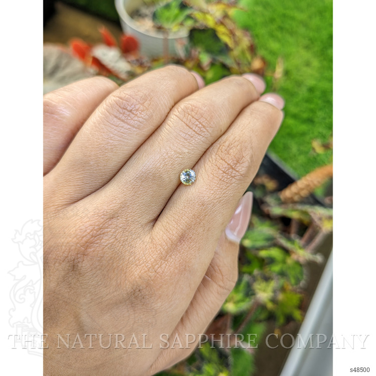 0.49 Ct. Bi Color / Parti Sapphire from Ceylon (Sri Lanka)