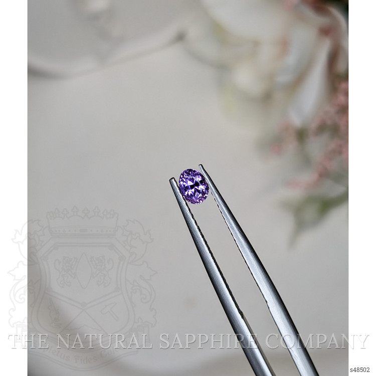 0.36 Ct. Pinkish Purple Sapphire from Ceylon (Sri Lanka)