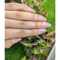 0.36 Ct. Pinkish Purple Sapphire from Ceylon (Sri Lanka) Life Style