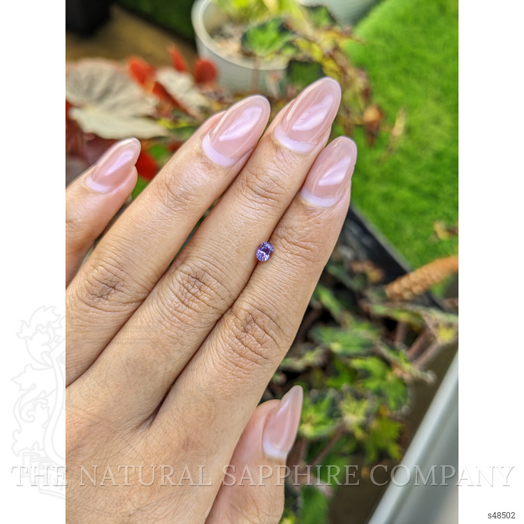 0.36 Ct. Pinkish Purple Sapphire from Ceylon (Sri Lanka)