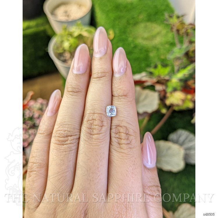 1.02 Ct. White Sapphire from Ceylon (Sri Lanka)