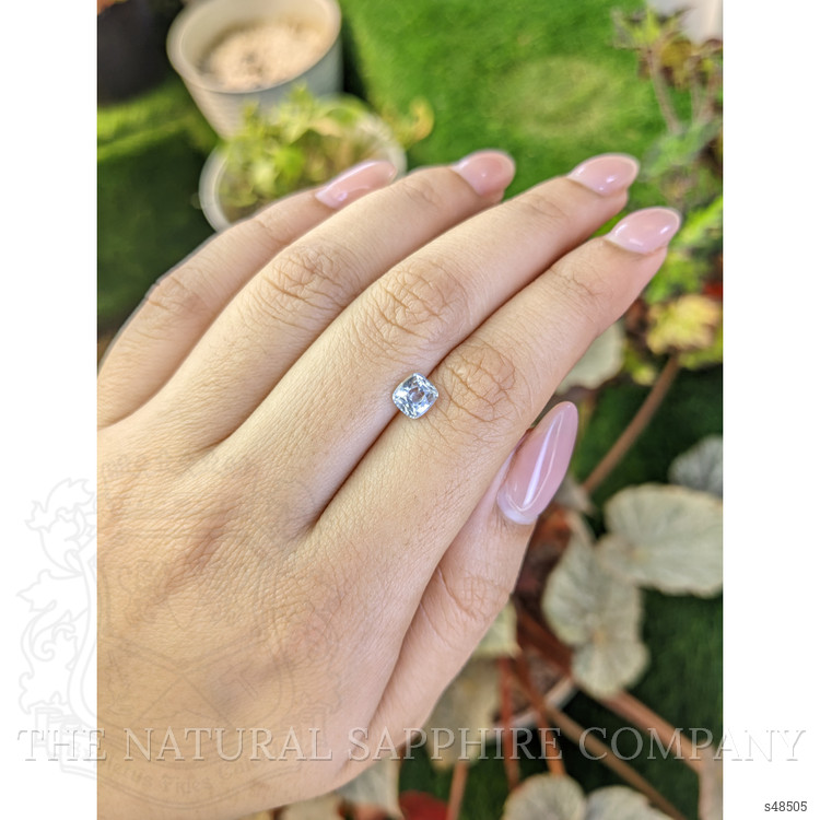 1.02 Ct. White Sapphire from Ceylon (Sri Lanka)