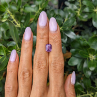 2.22 Ct. Purplish Pink Sapphire from Ceylon (Sri Lanka) Life Style