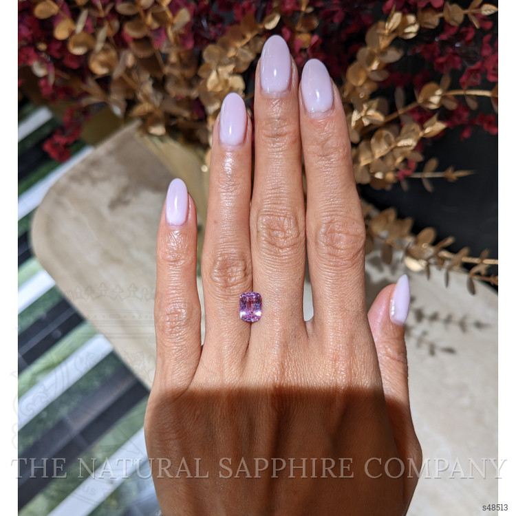 2.56 Ct. Purplish Pink Sapphire from Ceylon (Sri Lanka)