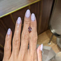 2.99 Ct. Padparadscha Sapphire from Madagascar Life Style