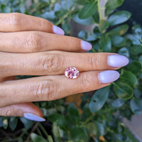 3.14 Ct. Padparadscha Sapphire from Madagascar Life Style
