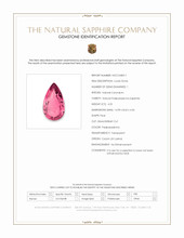 4.55 Ct. Padparadscha Sapphire from Ceylon (Sri Lanka) Scan Report