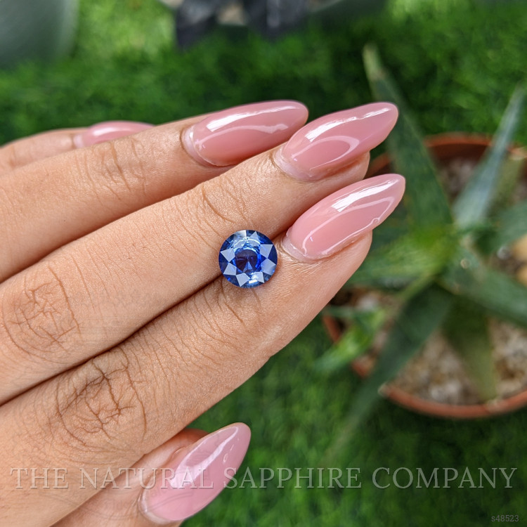 2.04 Ct. Blue Sapphire from Ceylon (Sri Lanka)