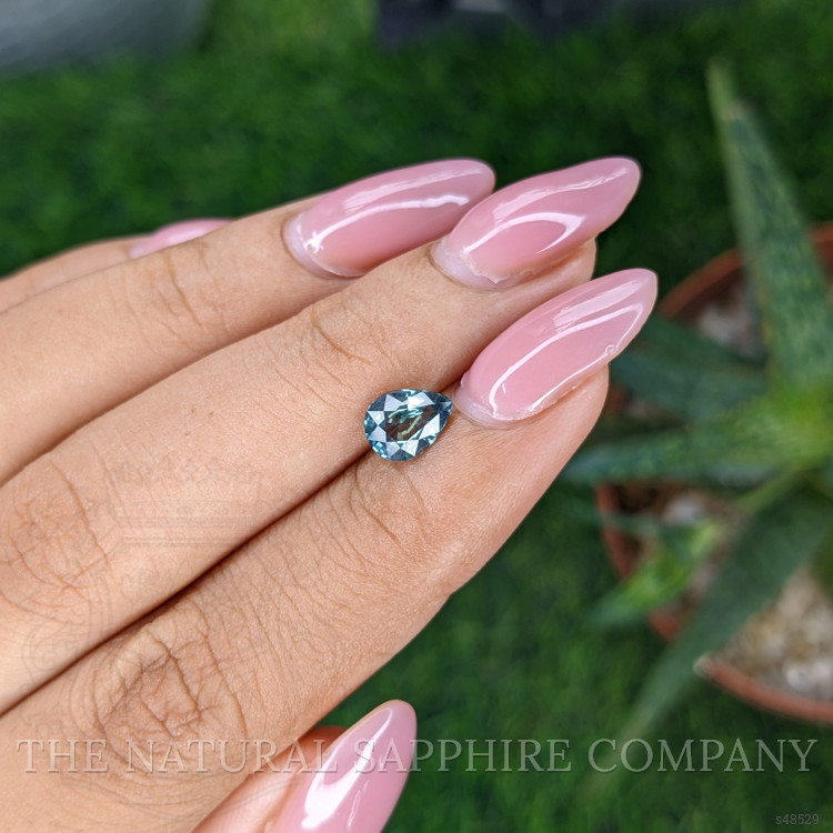 1.01 Ct. Bluish Green Sapphire from Madagascar