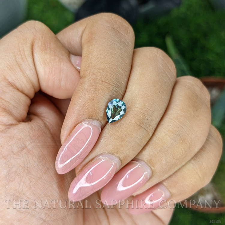 1.01 Ct. Bluish Green Sapphire from Madagascar