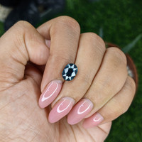 2.50 Ct. Greenish Blue Sapphire from Madagascar Life Style