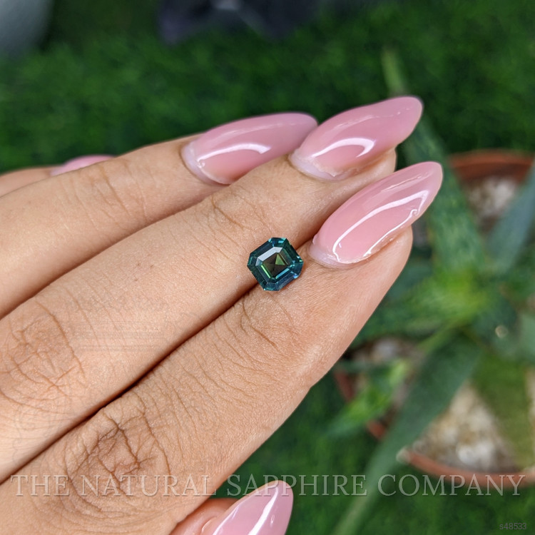 1.03 Ct. Bluish Green Sapphire from Madagascar