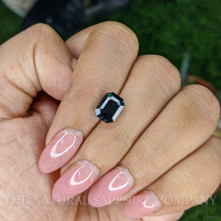 2.55 Ct. Bluish Green Sapphire from Madagascar