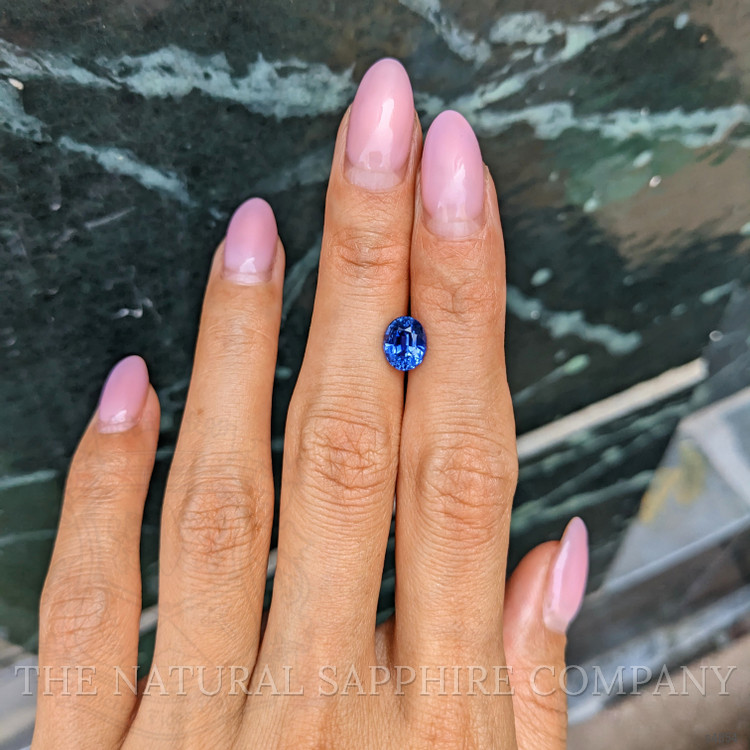 1.88 Ct. Blue Sapphire from Ceylon (Sri Lanka)
