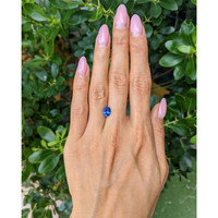 1.88 Ct. Blue Sapphire from Ceylon (Sri Lanka) Life Style