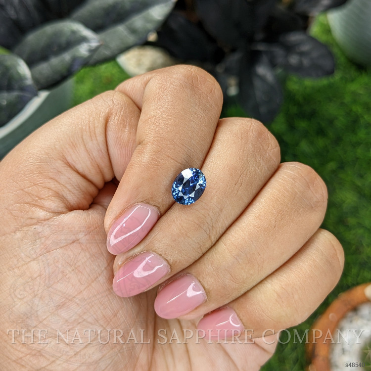 2.16 Ct. Greyish Blue Sapphire from Madagascar