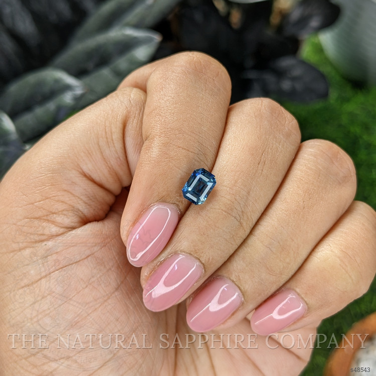 1.56 Ct. Greenish Blue Sapphire from Madagascar