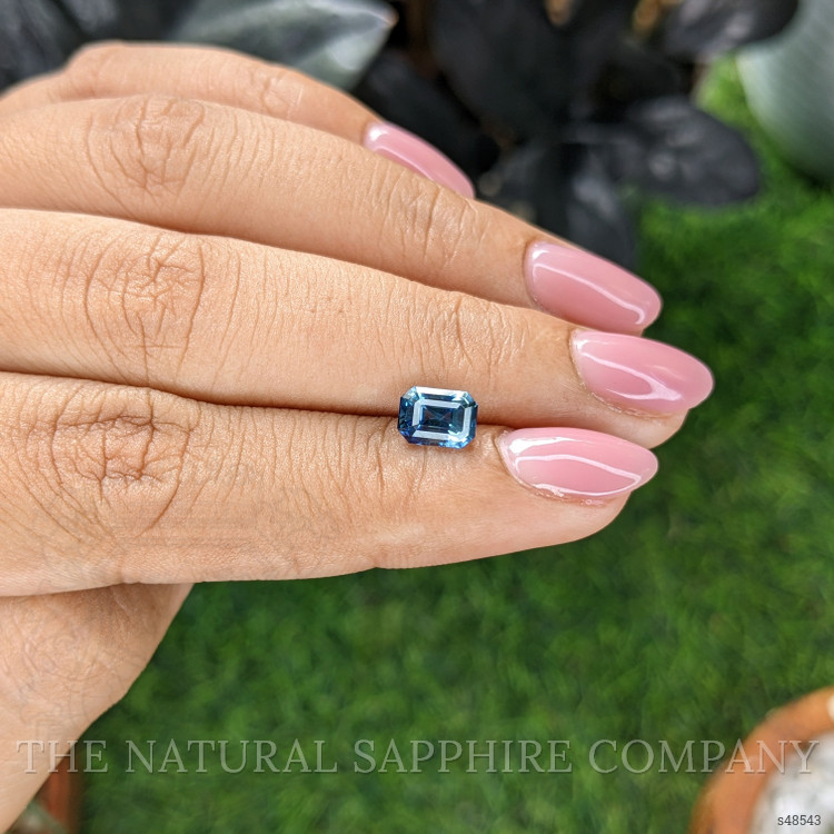 1.56 Ct. Greenish Blue Sapphire from Madagascar
